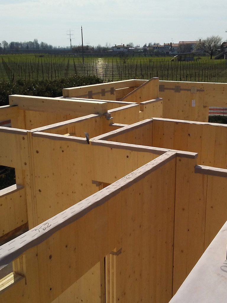wooden building construction