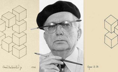 Vari sketch e poster di Oscar Reutersvärd