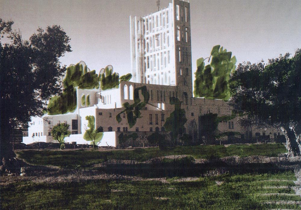 north side and rear side