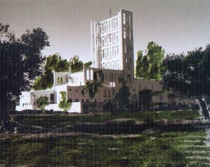 north side and rear side