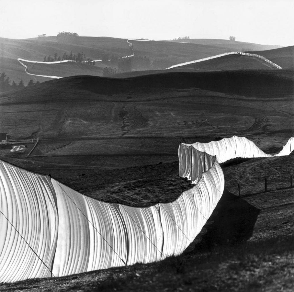 Picture of the Running Fence project
