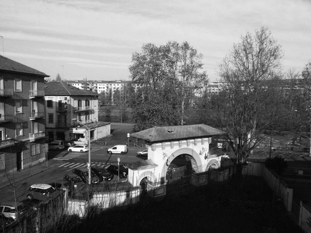 Entrance arch of the Motovelodromo Fausto Coppi