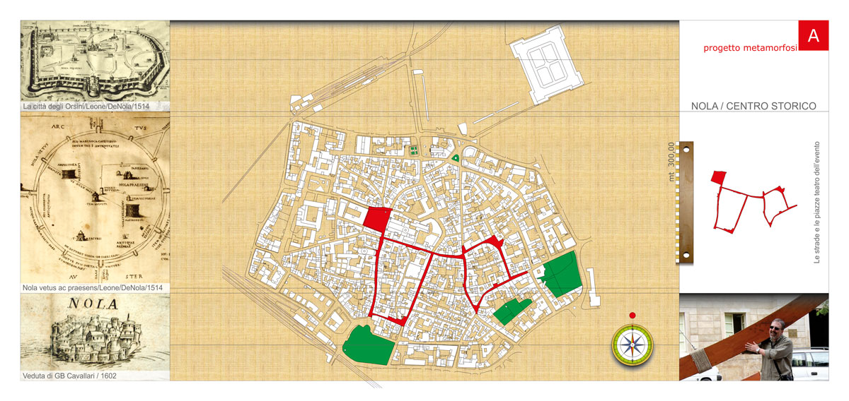 Mappa planimetrica del centro storico