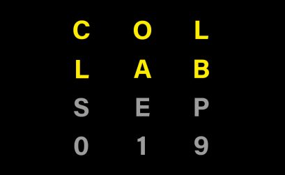 Immagine nera con scritto Collab Sep 019