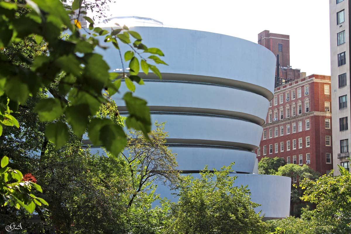 The Guggenheim seen from Central Park