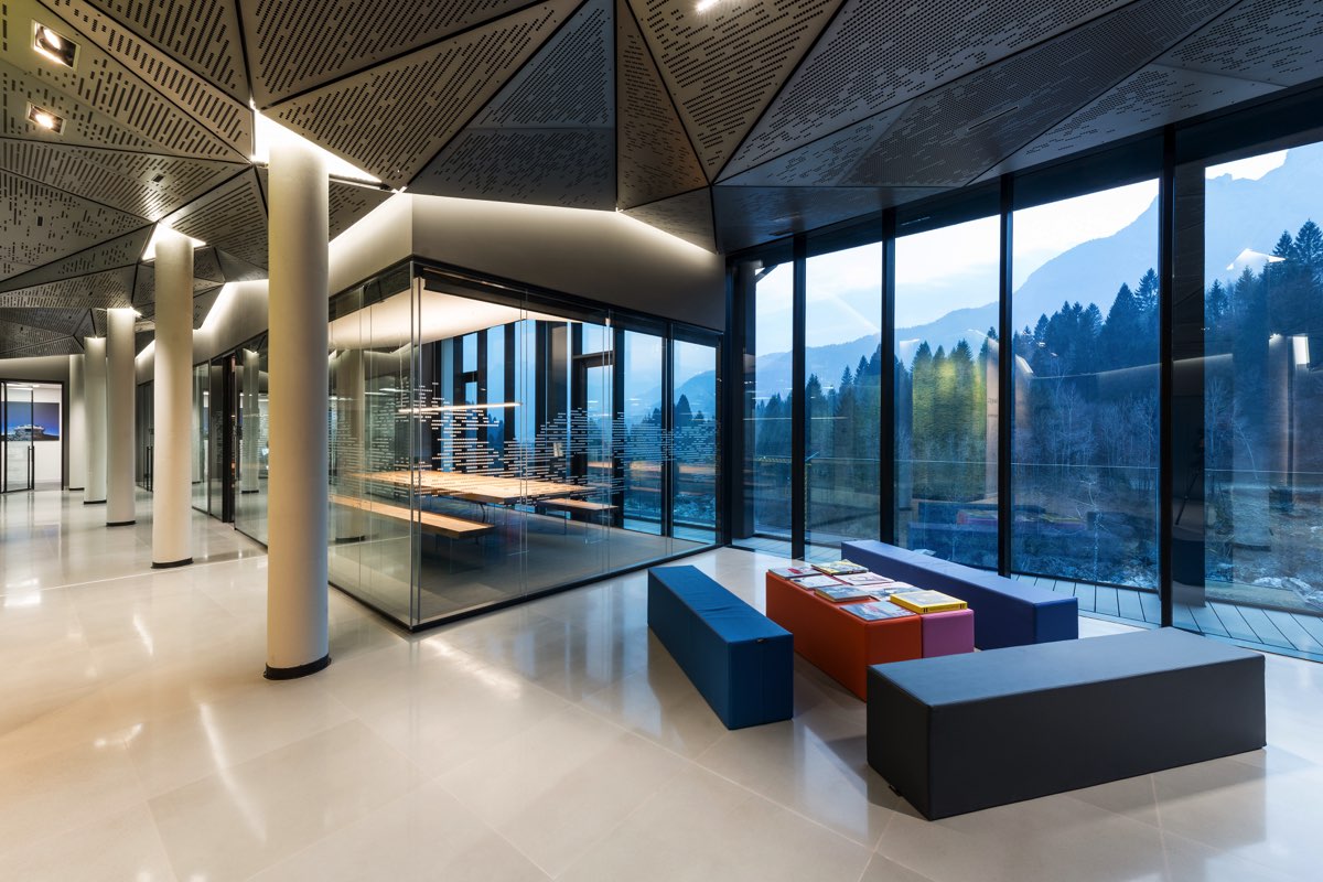 Internal sitting area with view