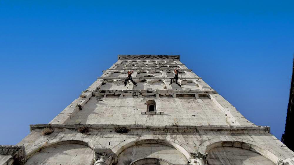 Danza verticale a Lucca