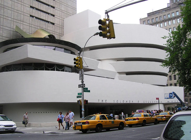 Solomon Guggenheim Museum di New York, vista esterna.