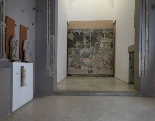 Palazzo Abatellis, Palermo. Allestimento del Trionfo della Morte.