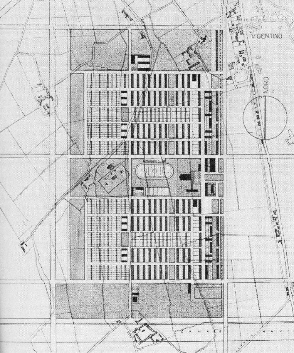 Quartiere Arnaldo Mussolini, masterplan