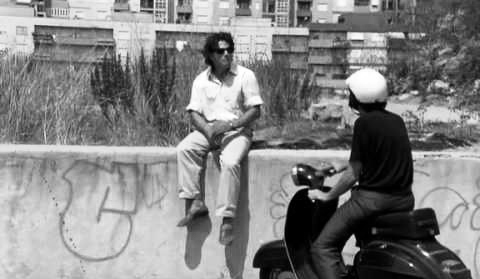 Fotogrammi dal film “Caro Diario”, Nanni Moretti, 1993