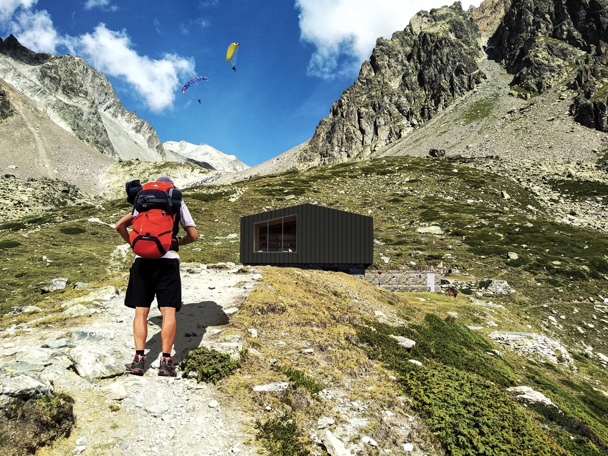 Progetto di riqualificazione del rifugio Crête Sèche in Valpelline