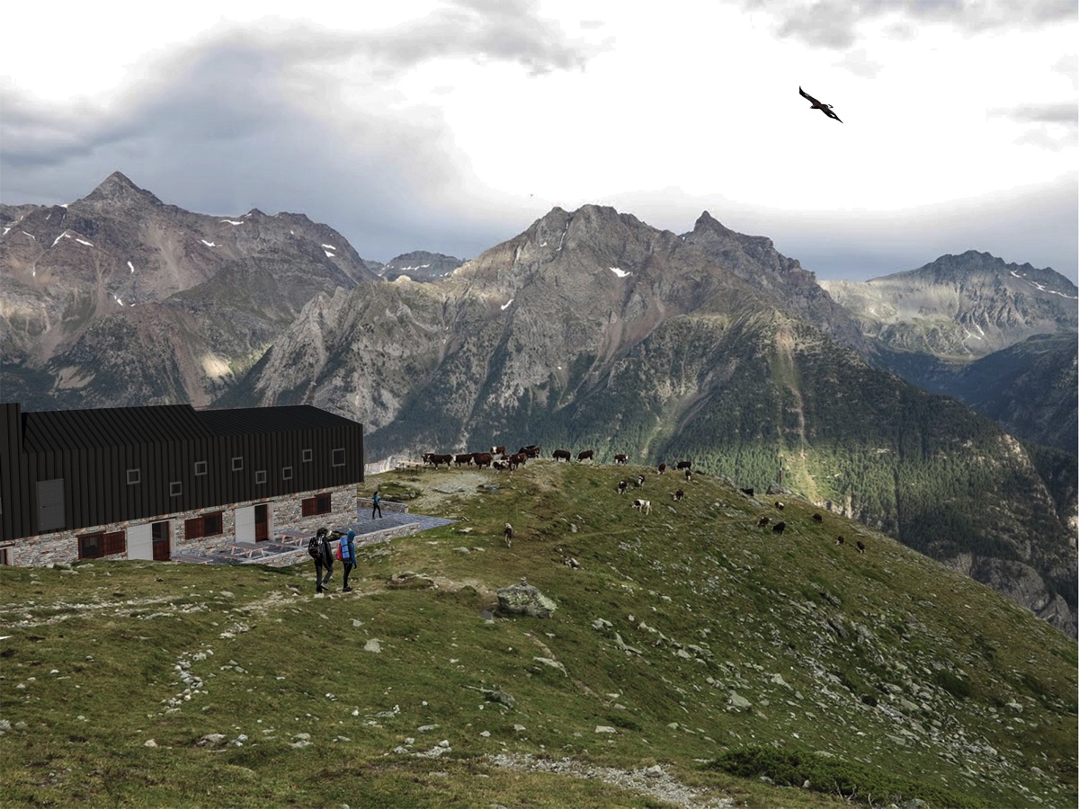 Progetto di riqualificazione del rifugio Crête Sèche in Valpelline