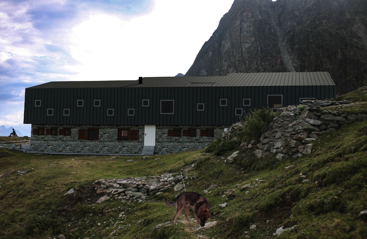 Progetto di riqualificazione del rifugio Crête Sèche in Valpelline