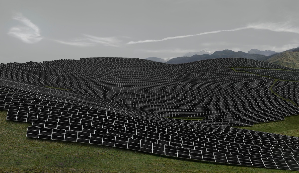  Andreas Gursky, Les Mées, 2016 © ANDREAS GURSKY, by SIAE 2023 Courtesy: Sprüth Magers