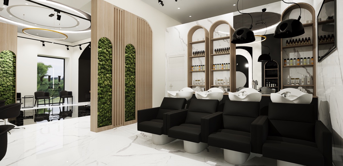 Arches and cuts - A hairdresser's project
