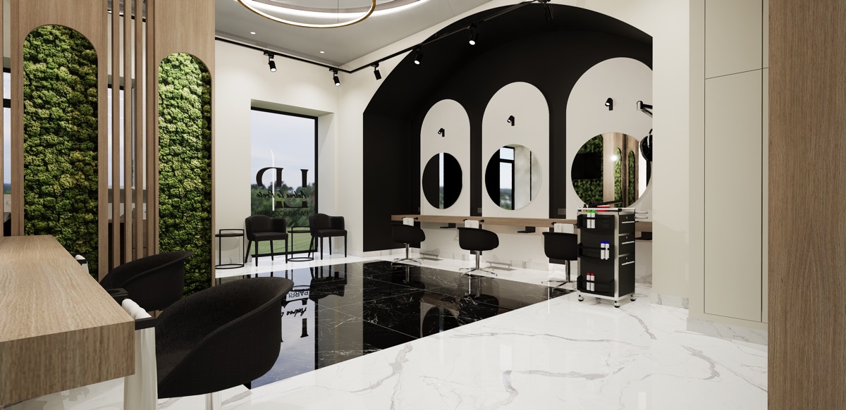 Arches and cuts - A hairdresser's project
