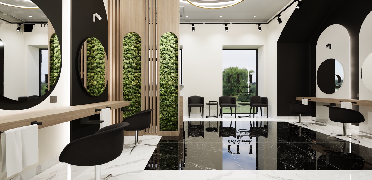 Arches and cuts - A hairdresser's project