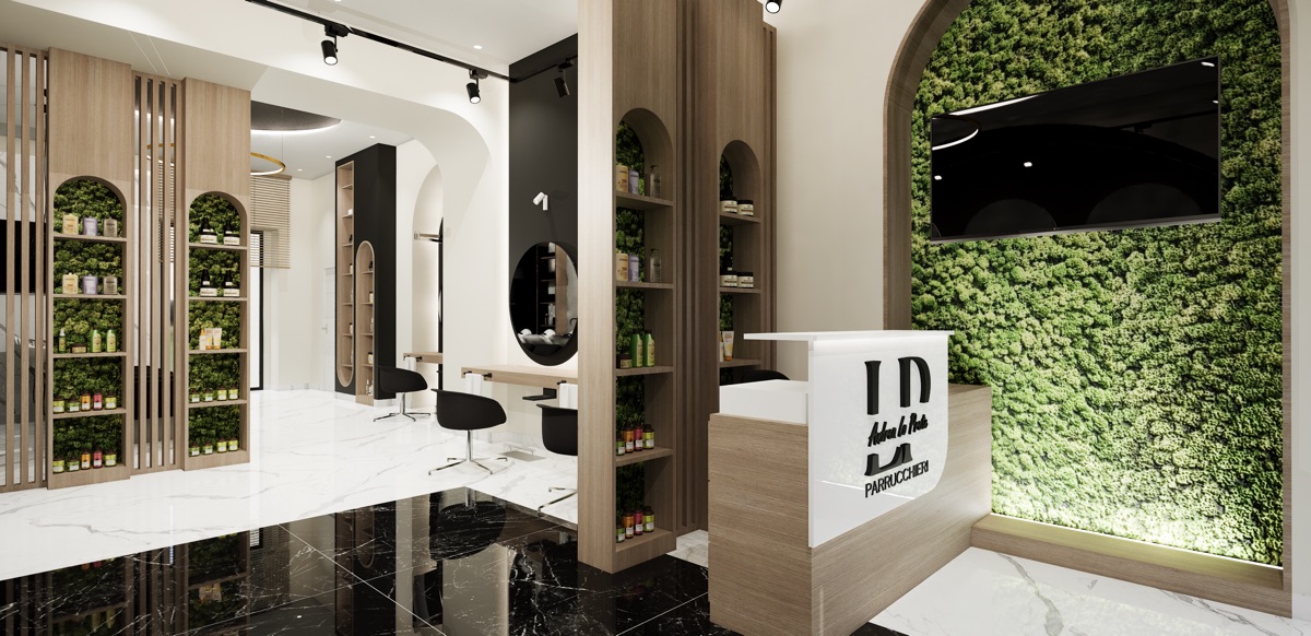 Arches and cuts - A hairdresser's project