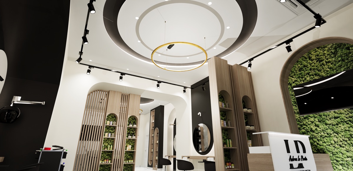 Arches and cuts - A hairdresser's project