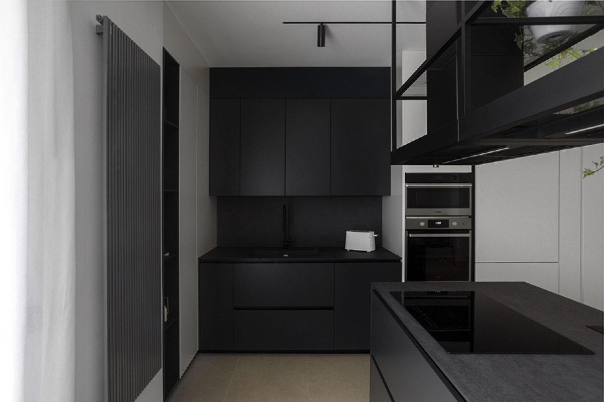 Cucina moderna di lusso con design minimalista