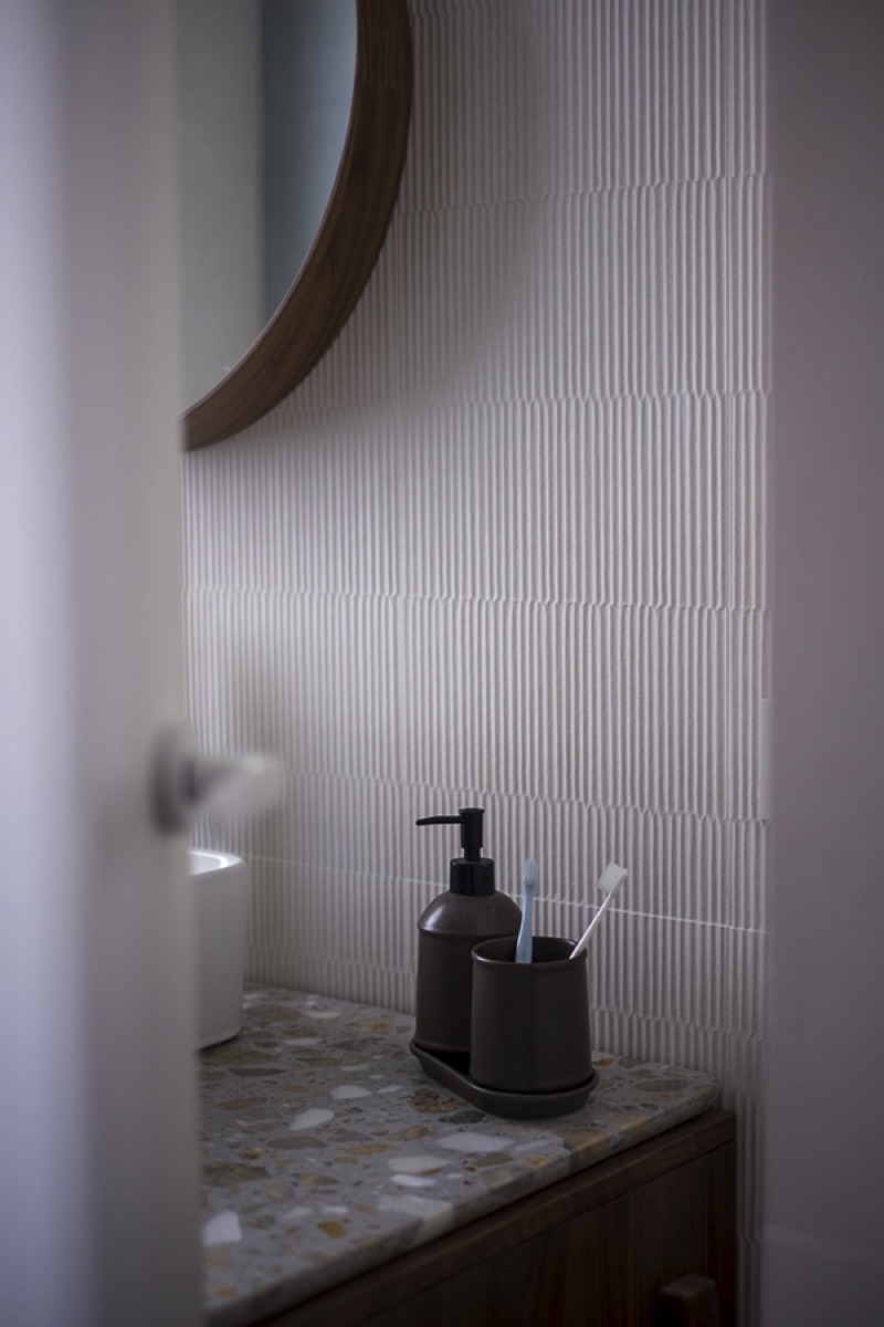 Dettaglio lavabo bagno