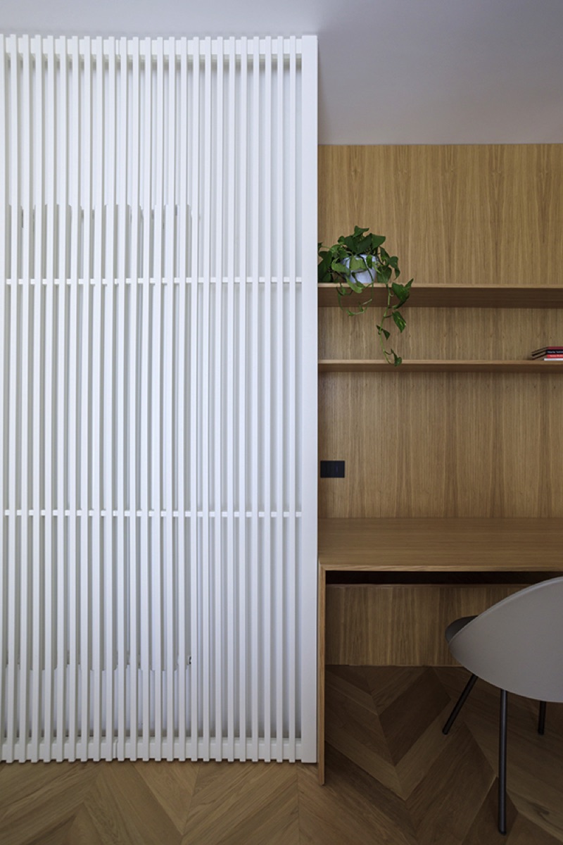 Ufficio in casa con stile moderno e minimalista